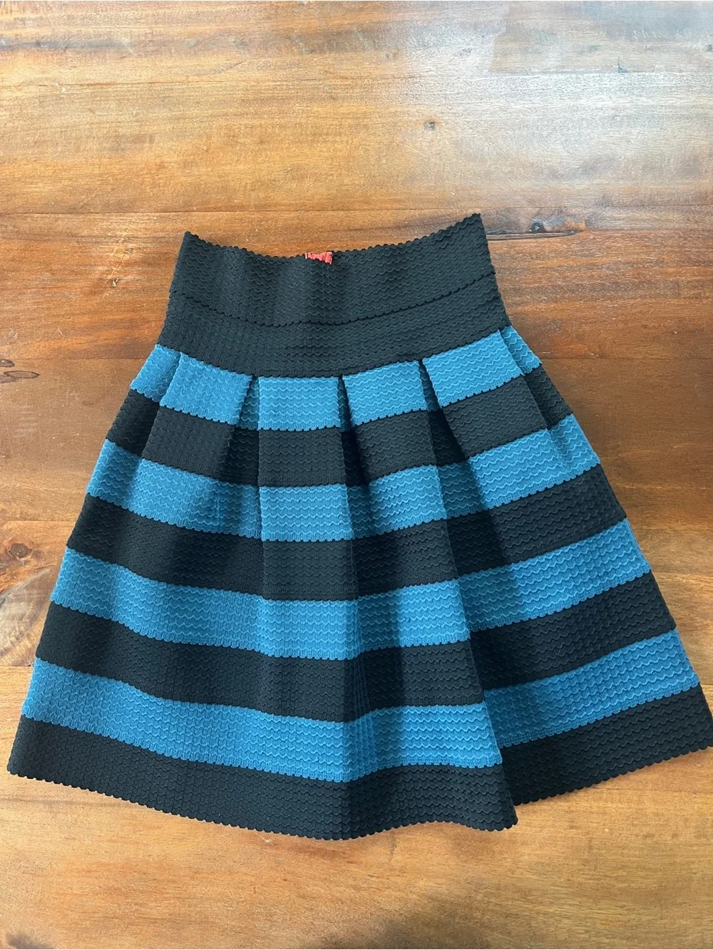 Anthropologie Girls From Savoy Skirt Size M/L Pleated Elastic Waist